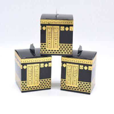 Mecca hajj  eid adha gold foil printing kaaba model boxes for ramadan decoration