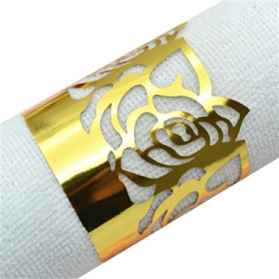 Laser cut rose napkin ring rose napkin holder